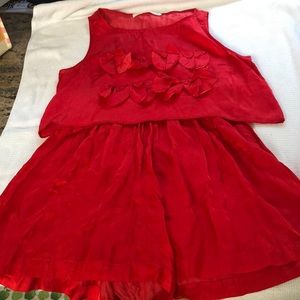 Adorable 2 piece silky outfit